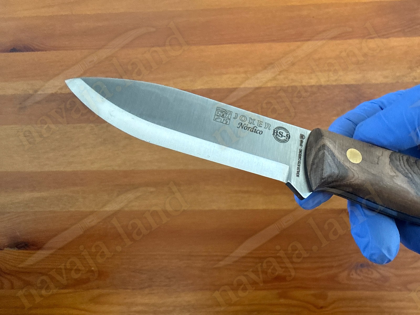 Joker Nordico Bushcraft Fixed Knife 3.9″ Böhler K720 Carbon Steel Walnut Handle