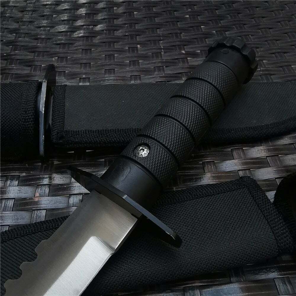11″ Army TACTICAL SURVIVAL Survival Camping Fixed Blade Hunting Knife Bowie