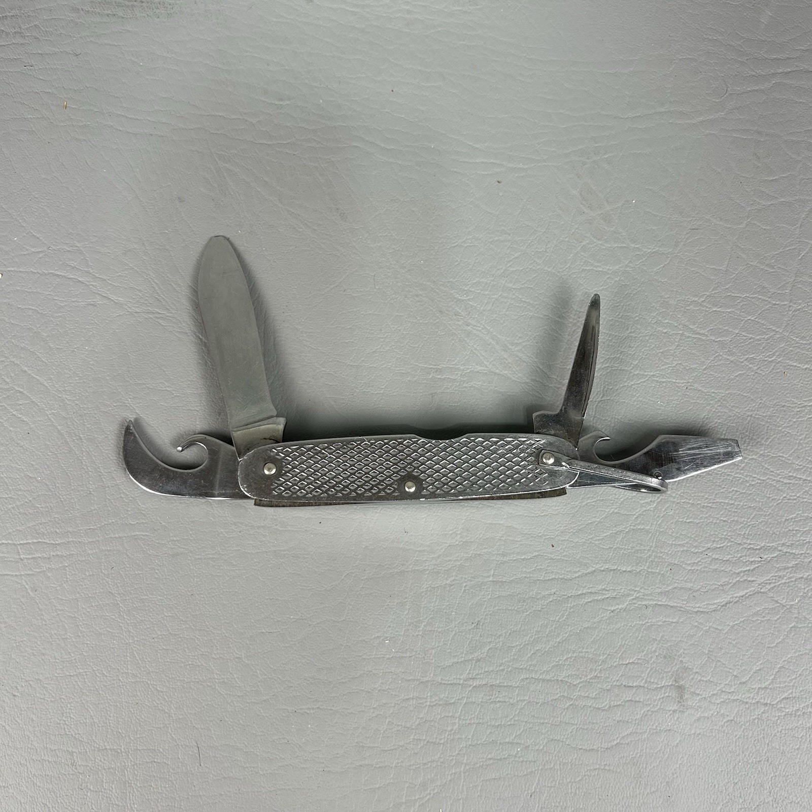 1961 US Imperial Military Pocket Knife Stainless Steel 4-blade Vietnam Era