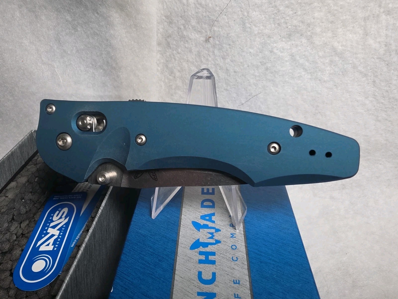 Benchmade Emissary 477-1 Special Blue Handle Edition S30v Folding Knife Rare