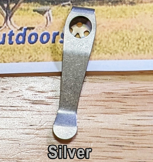 Titanium Deep Carry Pocket Clip For Spyderco Para 2, Para 3, Manix, 🔥USA Seller