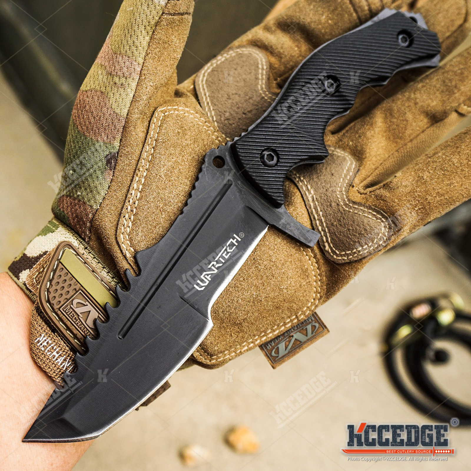 8.5″ FULL TANG TACTICAL TANTO BLADE FIXED BLADE BLACK TACTICAL KNIFE ASSASSIN