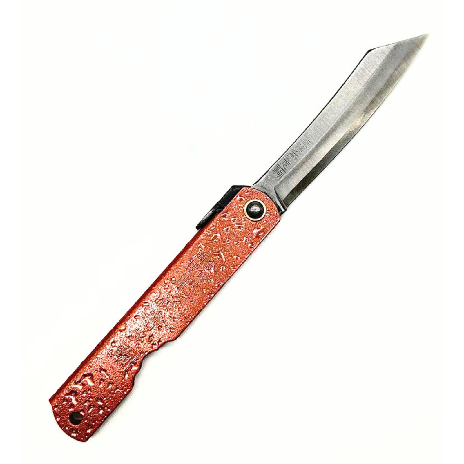 Higonokami Folding Knife, «Mizushibuki» Water splash 100mm, Pink – US Seller