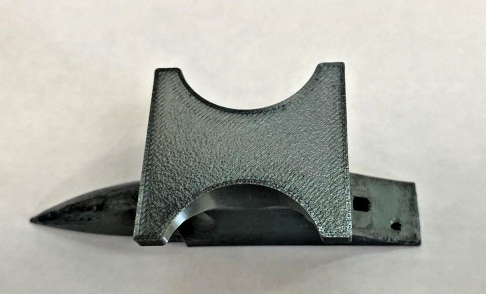 Gray Anvil Knife Display Case Stand with Magnet – Brand New