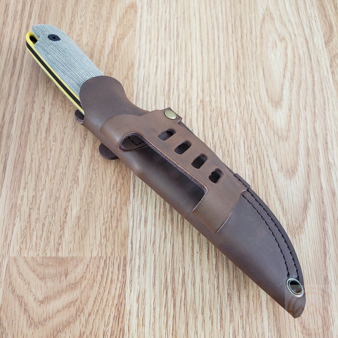 Oknife Fortitude 2 Fixed Knife 4″ Black CPM S35VN Steel Blade Micarta/G10 Handle