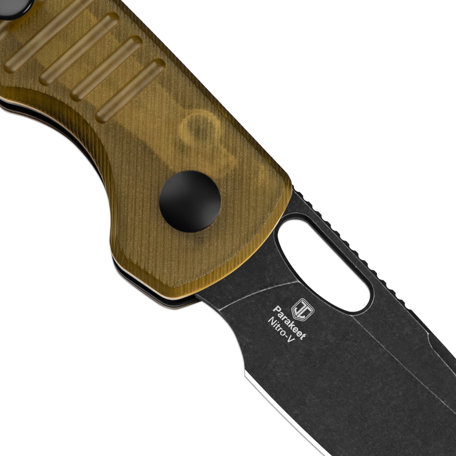 Kizer Parakeet EDC Folding Knife Drop Point Nitro-V Blade PEI Handle V2706A1
