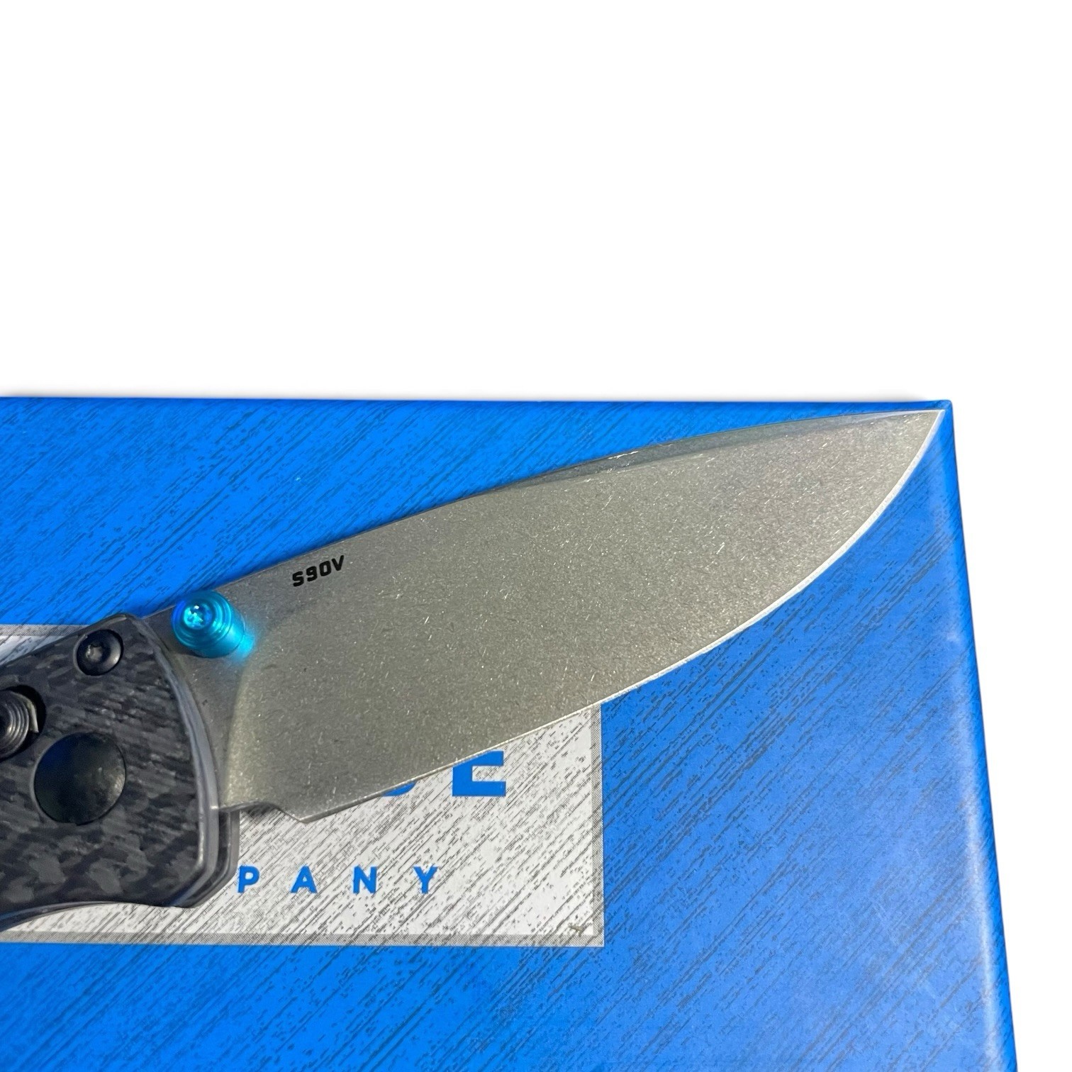 Benchmade Knives 533-3 Mini Bugout S90V Plain Edge Carbon Fiber Handle USA EDC