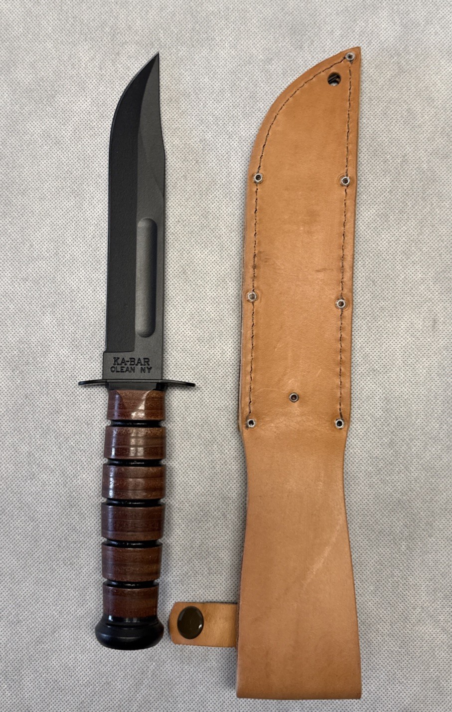 KA-BAR USMC Fighting Knife 1217 New In Box With Sheath And Papers