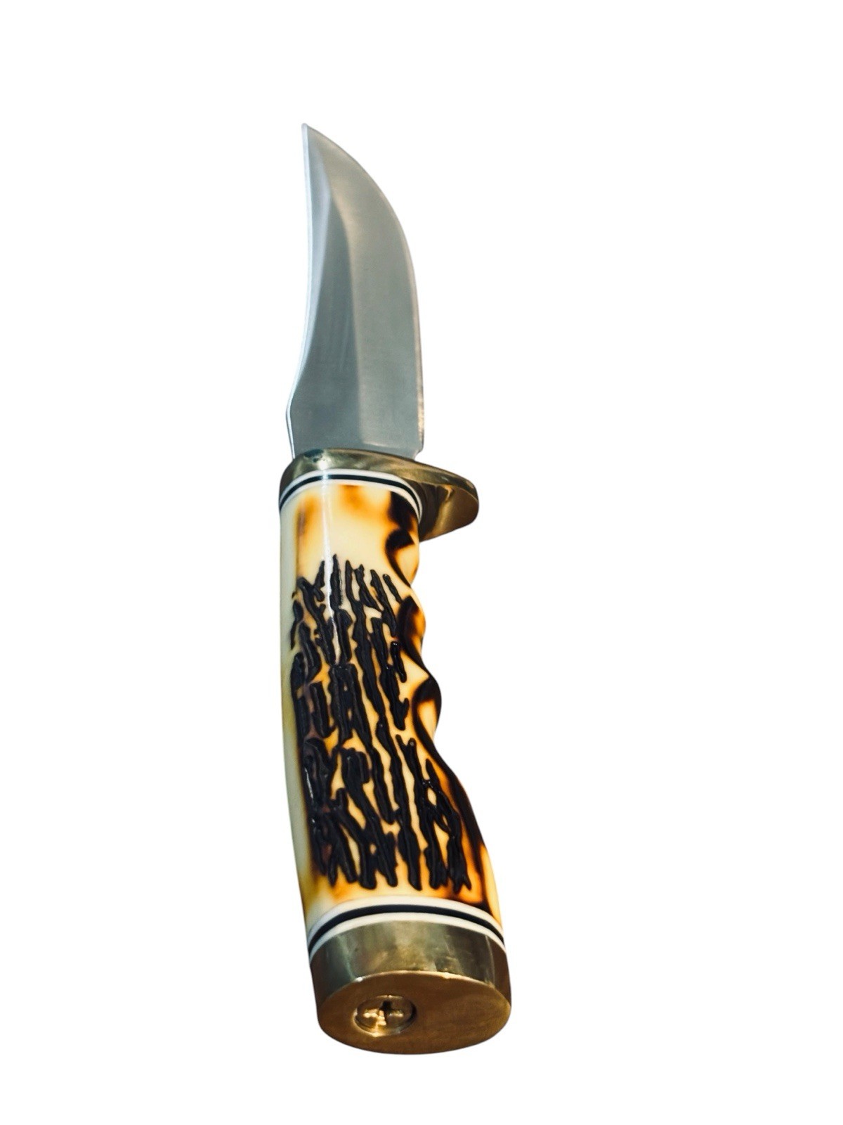 Schrade Uncle Henry 153UH Golden Spike Rat Tail Tang Fixed Blade Knife