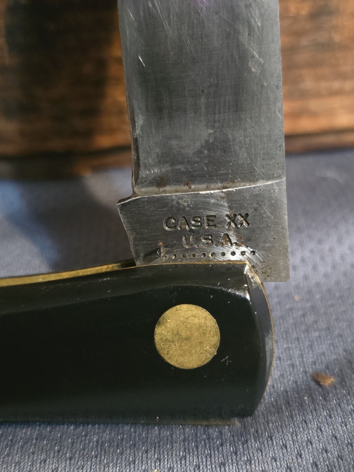 VINTAGE Case XX U.S.A. 1980 10 Dot 2138 Sod Buster Folding pocket Knife Hunter