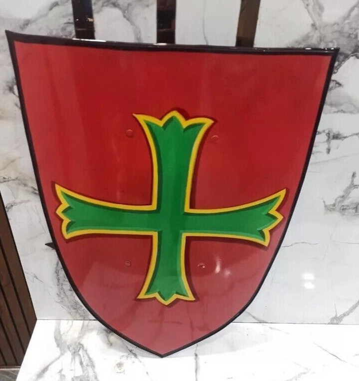 Medieval Knight Cross Battle Armor shield Templar Cosplay Larp shield
