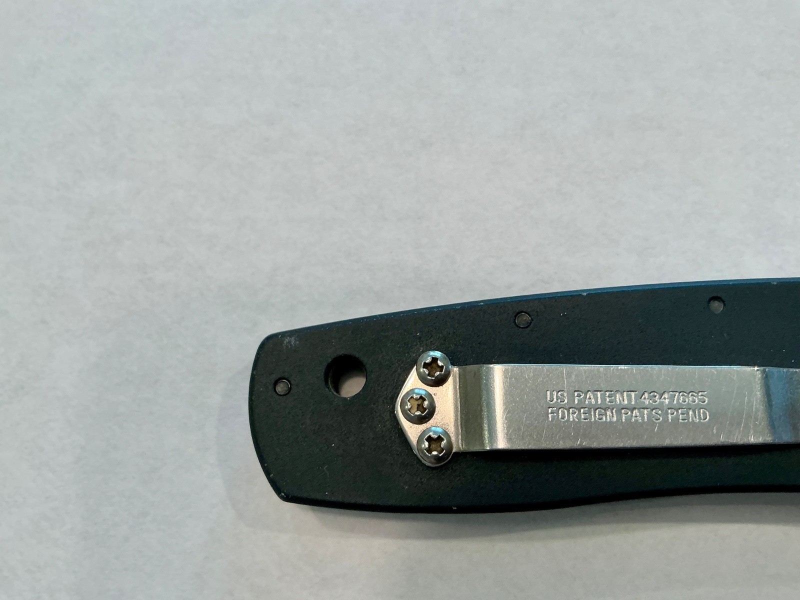 Vintage Spyderco C15PS Robert Terzuola ats34 – 1ST gen Aluminum-s/n 1045