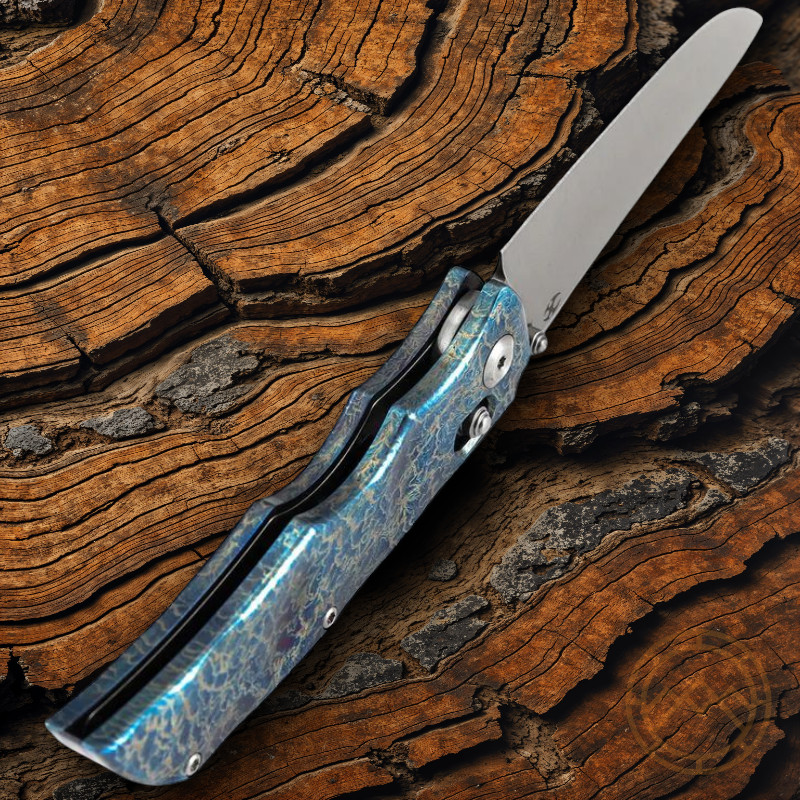 Kansept Knives SIF Folding Knife 3.75″ CPM S35VN Steel Blade Titanium Handle