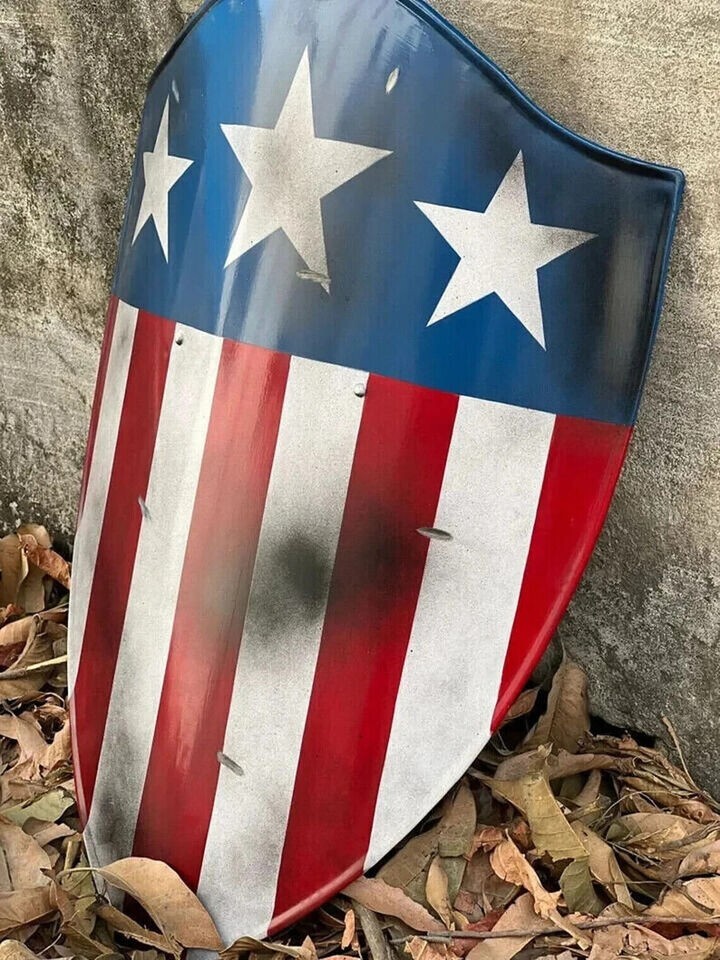 Captain America First avenger warrior Shield WWW 11 Replica cosplay shield 24″