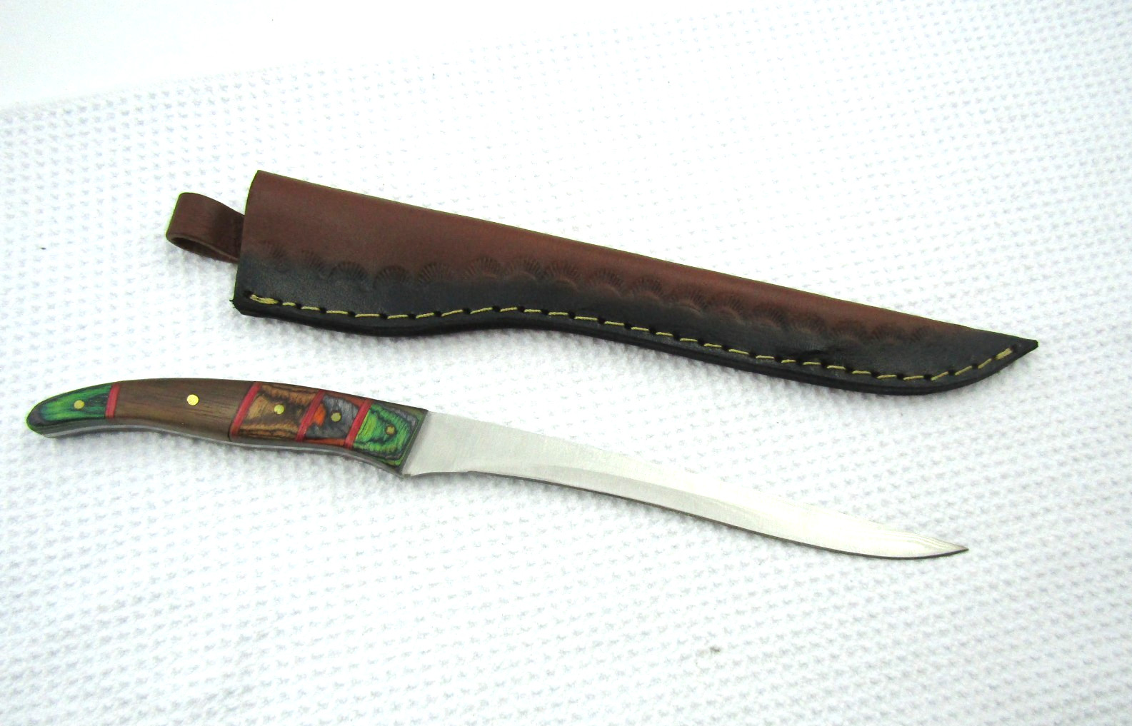 Cutlery Salvation Custom Made Steel Knife 11 1/2″ with Sheath