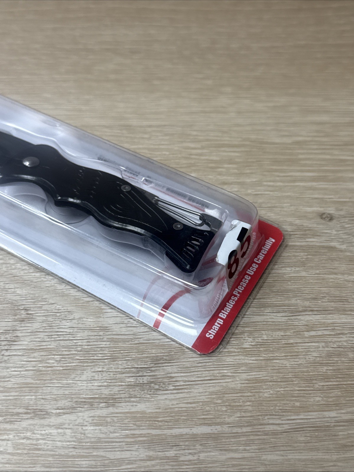 Pocket Knife w/ Belt Clip Tactical Folding Knife Black Stainless Steel NEW