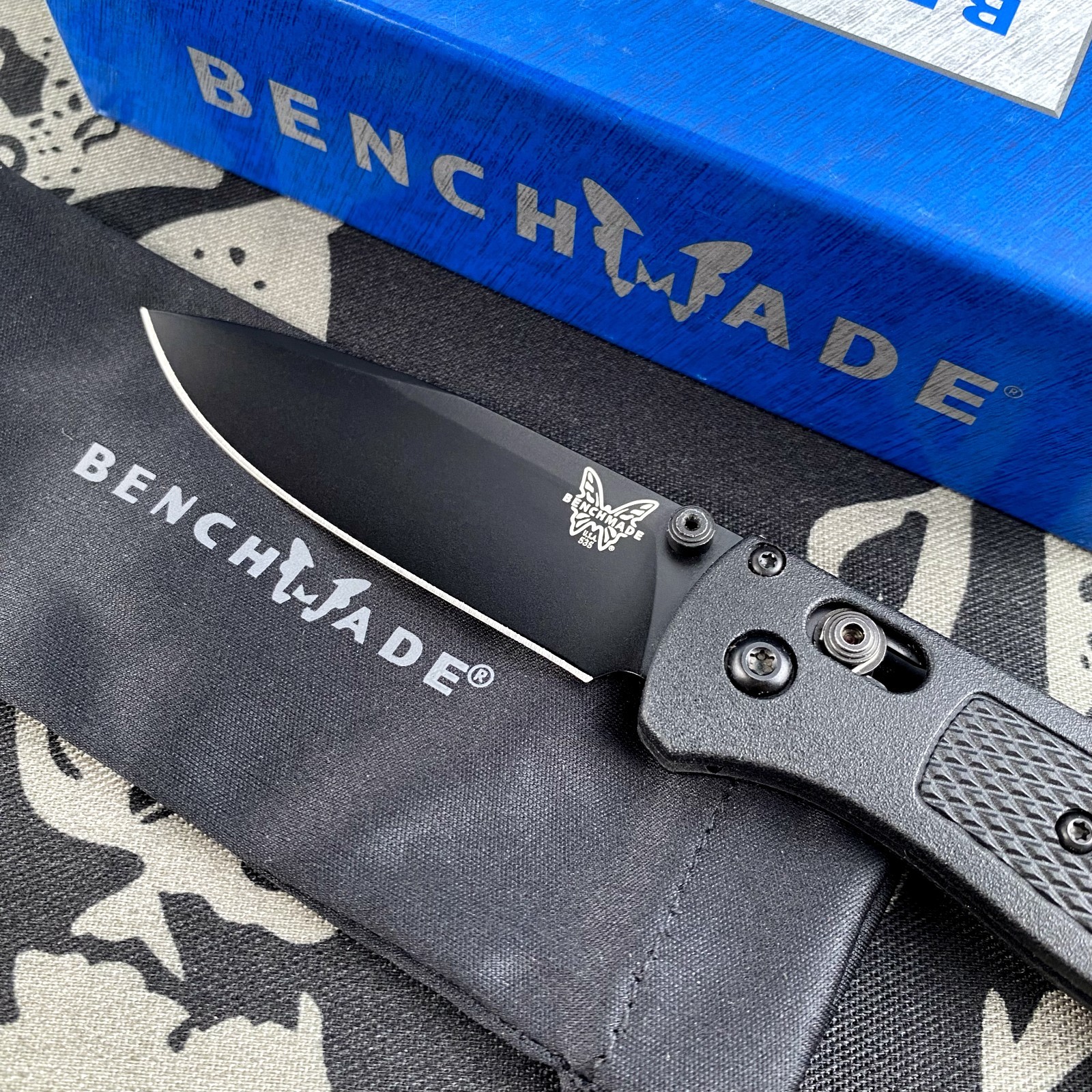 Benchmade 535BK-2 Bugout Black CF-Elite Handle S30V BLADE Folding Knife