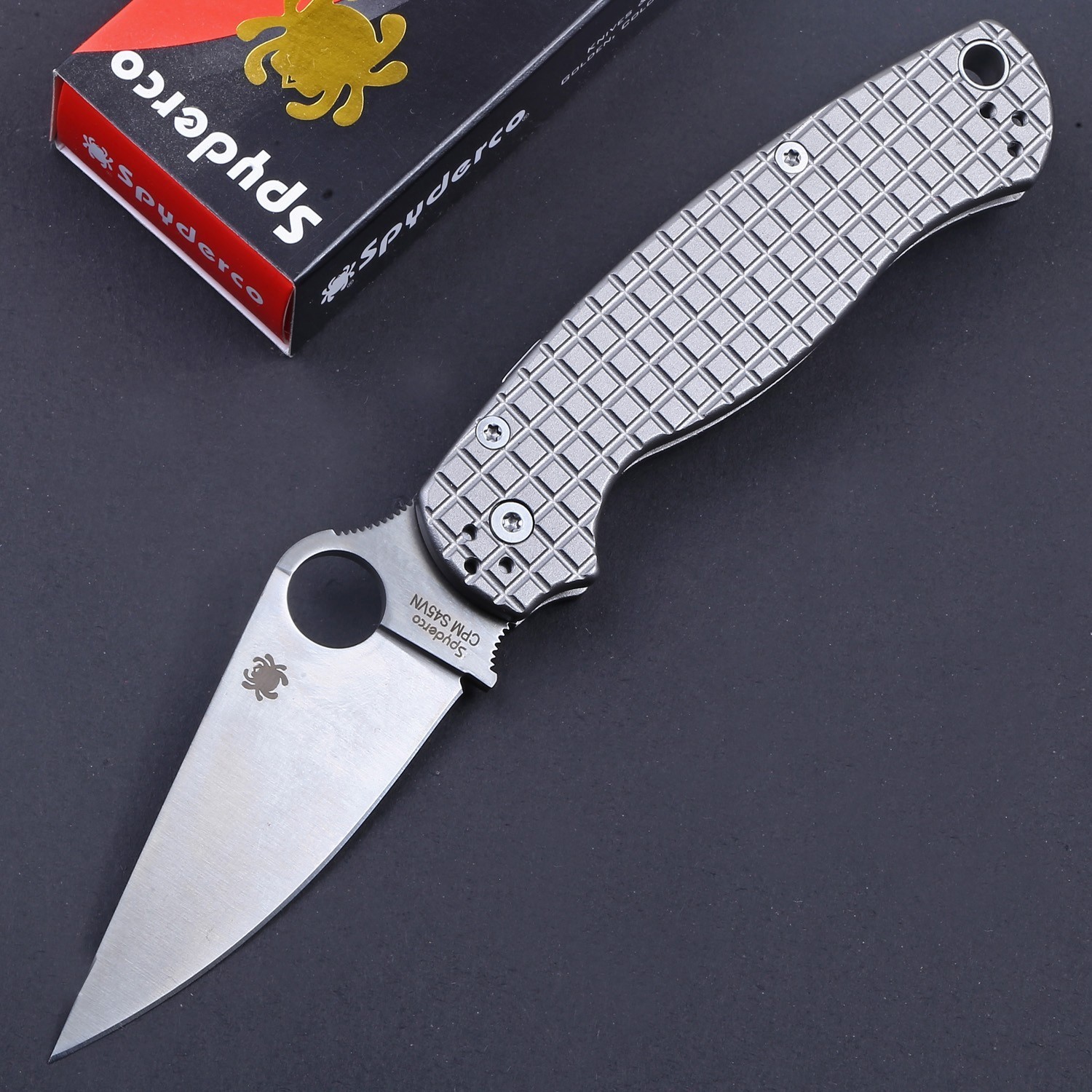 C95 Para Military Custom Aluminum Handle Handle Lock Back Pocket Folding Knife