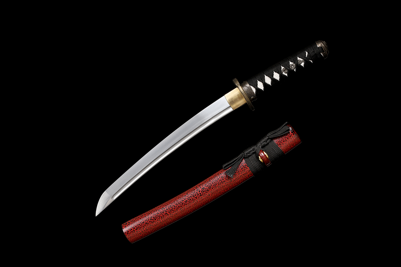 Tanto Short Sword Katana Samurai Sword Full Tang 9260 Spring Steel Razor Sharp