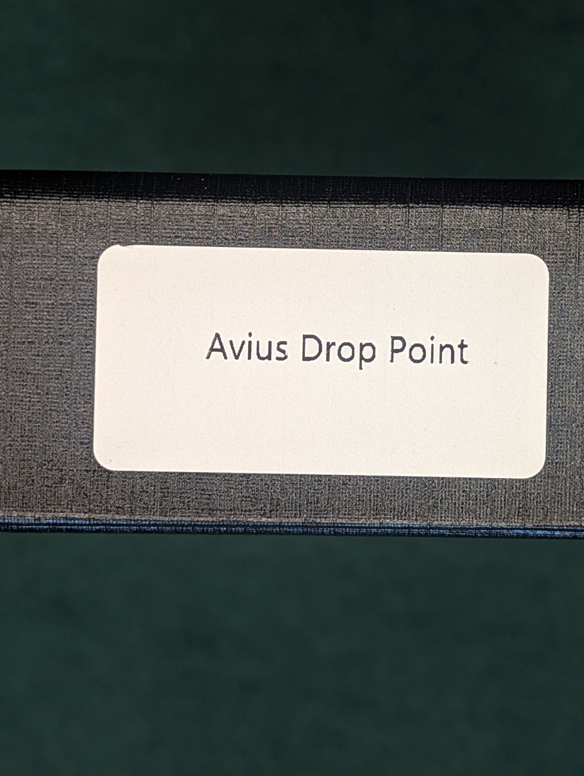 Voyage Bladeworks Avius Drop Point Plain Edge Manual Frame Lock Gray Ti Clip