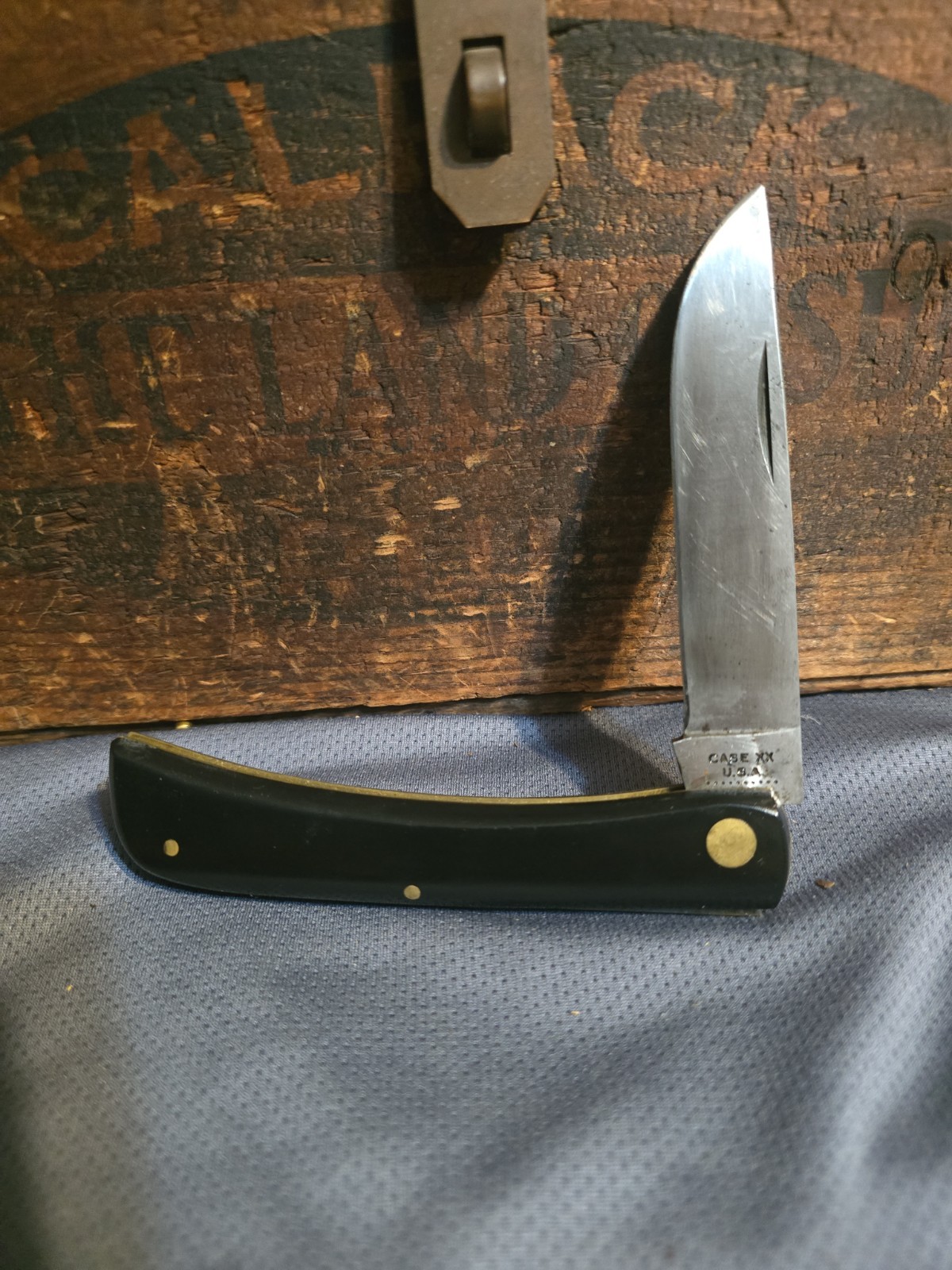 VINTAGE Case XX U.S.A. 1980 10 Dot 2138 Sod Buster Folding pocket Knife Hunter