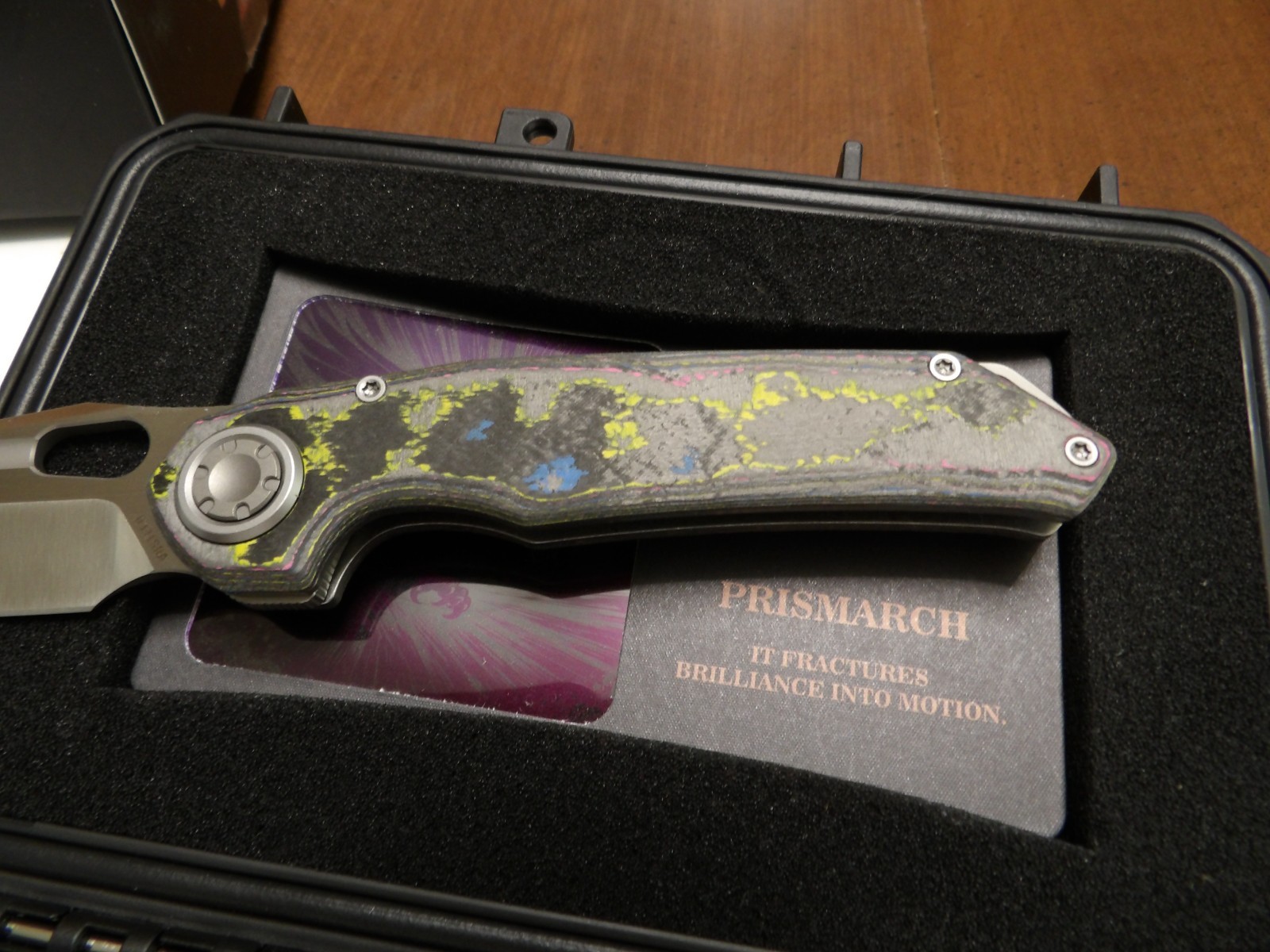 New Vosteed 4th Anniversary Thunderbird V vanchor lock Knife Ultimate warrior CF