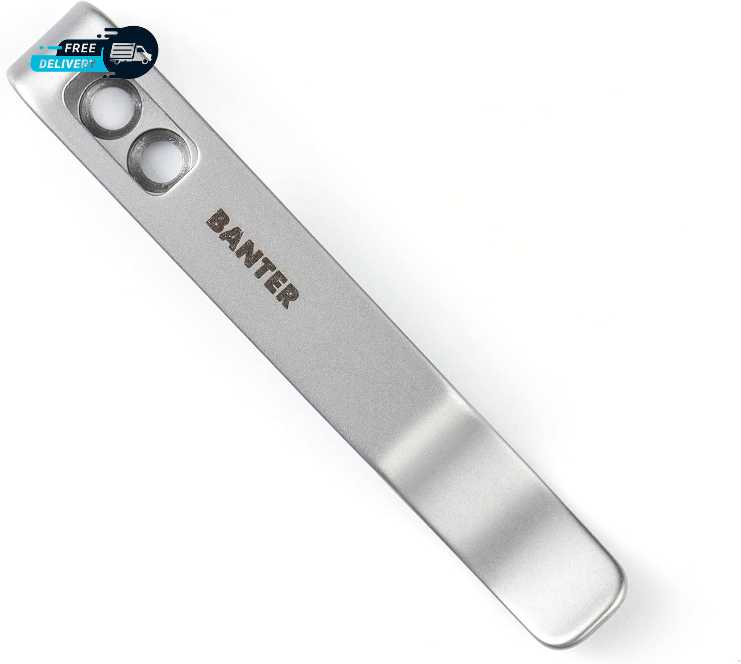 Stainless Steel Pocket Clip Baby Banter Knife No Screws Included CA-07B (Plain)