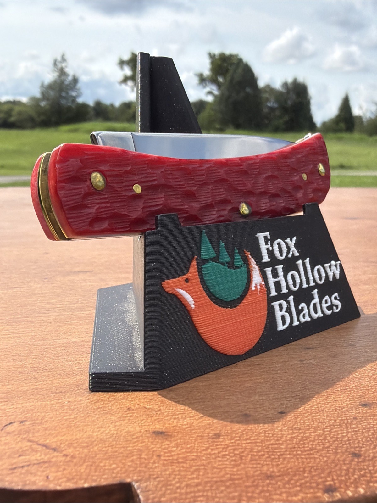 Case XX 2025 Dark Red Peach Seed Jig Bone 6137 CS Sod Buster Jr. Knife