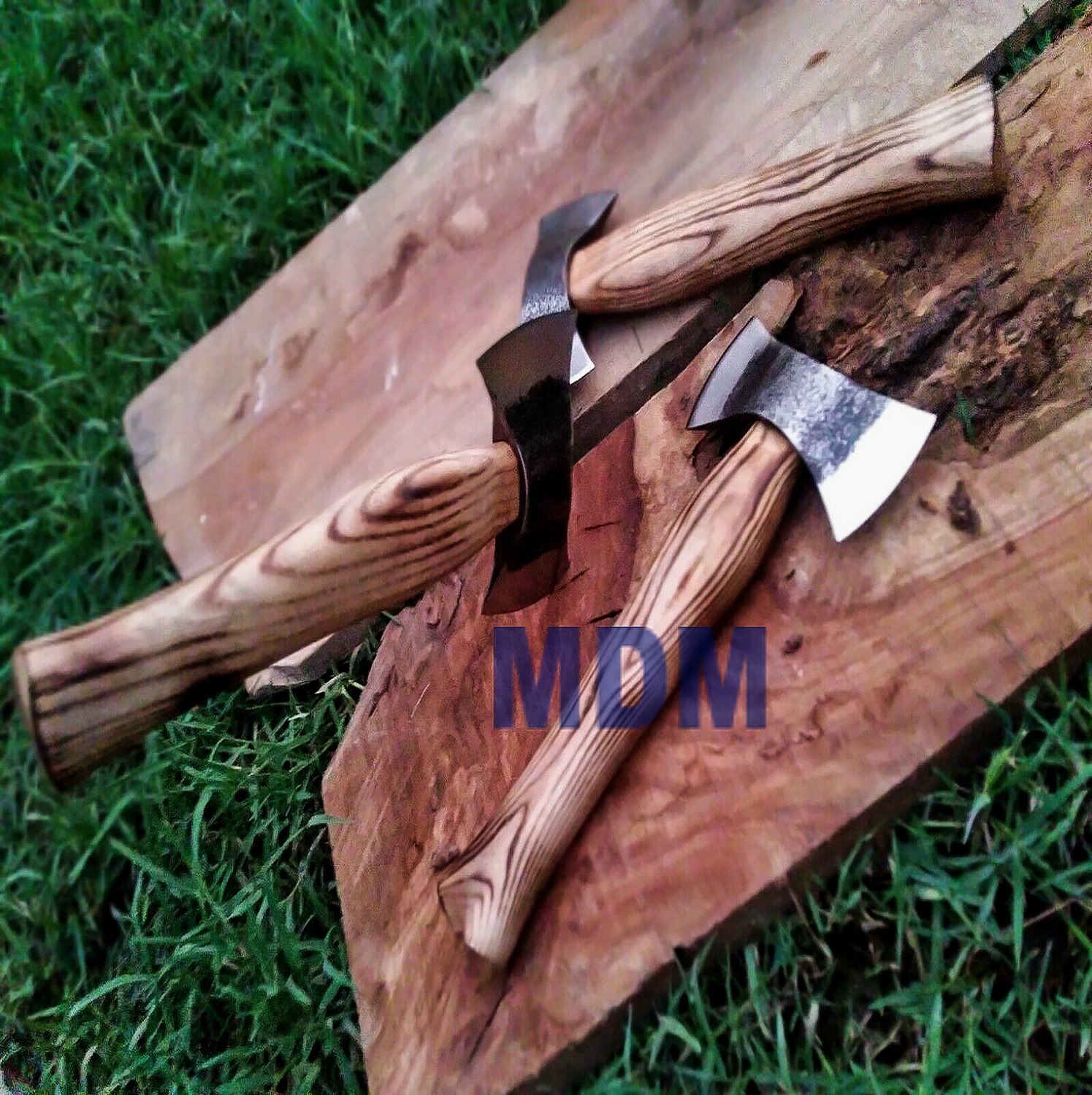 Lot of 3 x Throwing-Axes, Tomahawk Throwing-Axe Blade, Set of 3 x Throwing Ax