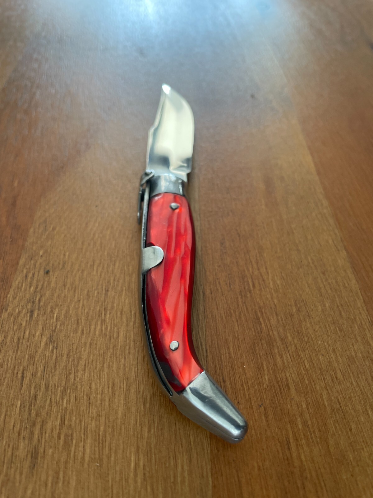 3.3″ Spanish Navaja Pocket Knife Celluloid Scales Handcrafted in Spain US Seller