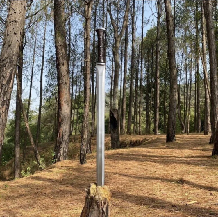 Custom Handmade Carbon Steel Blade Tactical Viking Sword| Hunting Sword Camping