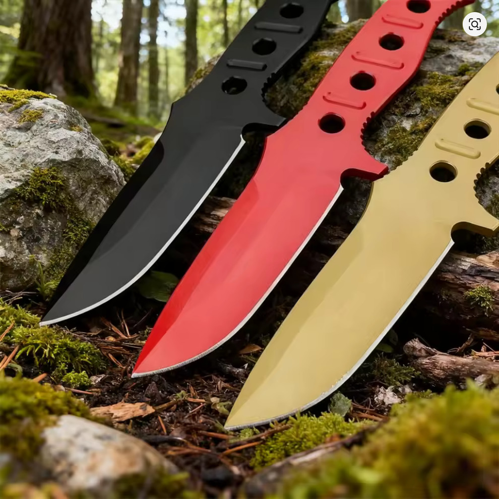 375 Fixed Blade Knife 4.37″ Blade w/ Kydex Sheath New