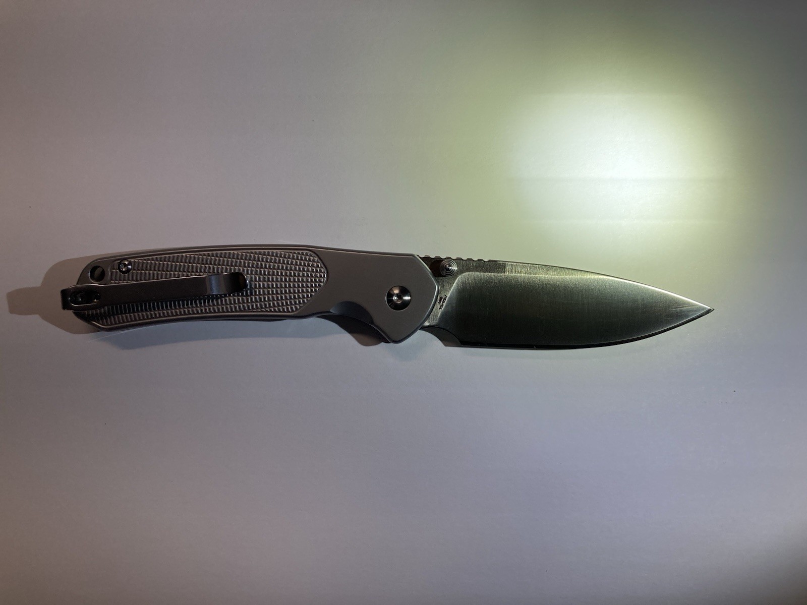 NEW IN BOX CJRB Pyrite Knife 3.1″ S90V Steel Blade button lock foldin drop point