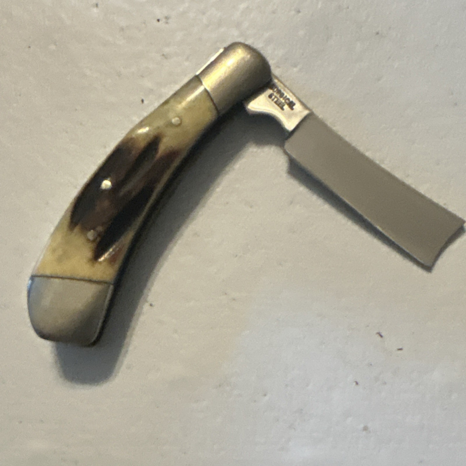 Frost Cutlery Slipjoint Bone Handle 1 Blade 2.75in
