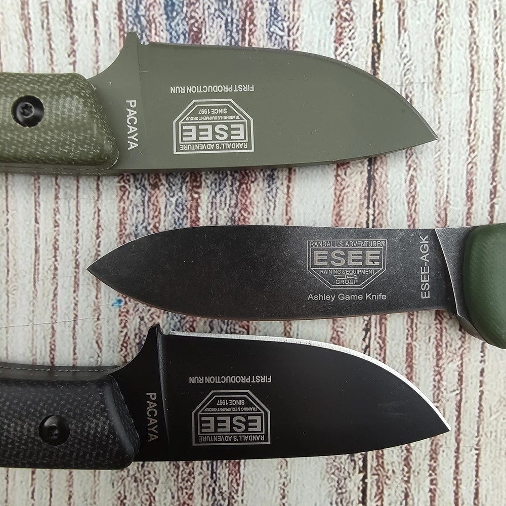 ESEE Pacaya Knife Multi-purpose Fixed D2 Blade Knife with Kydex Sheath