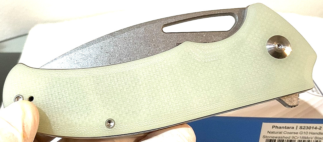 *PHAT BLADE* JADE (Sencut) Phantara 9Cr18MoV *BIG* Blade ~ Protection Knife