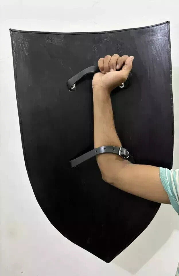 Medieval Templar Knight Battle Cosplay crusader Reproduction armor shield 24″