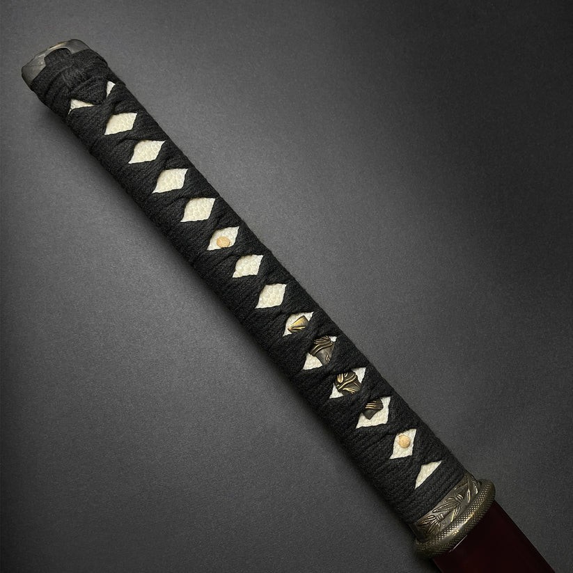 Musashi Bamboo «Fast Cutter» Lightweight Hand Forged Burgundy Katana Sword