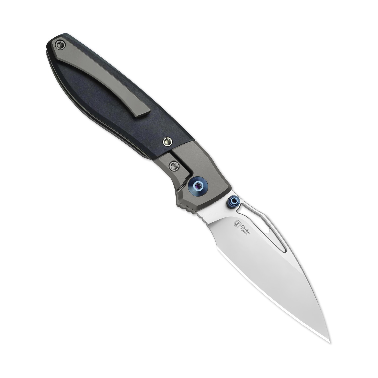 Kizer Shrike EDC Folding Pocket Knife S45VN Blade Titanium & Richlite Handle