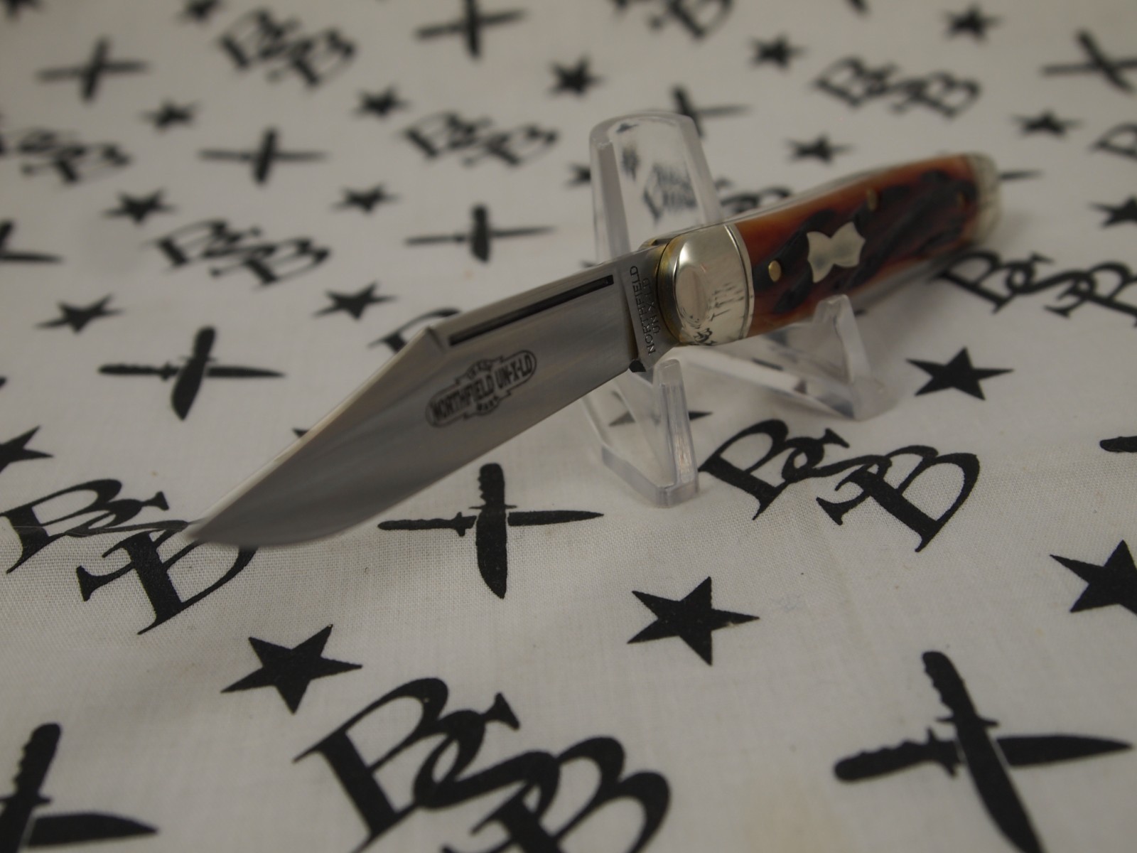 GEC Northfield UN-X-LD 661225 «Lil Cowboy» Amber Worm Groove India Bone, Satin