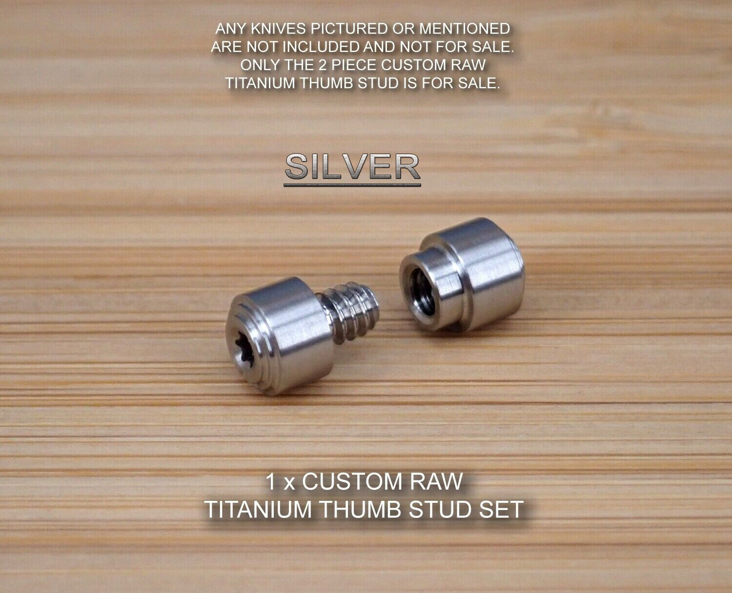 Titanium Thumb Stud for Benchmade Knives 535 940 551 552 553 710 730 950 570 565