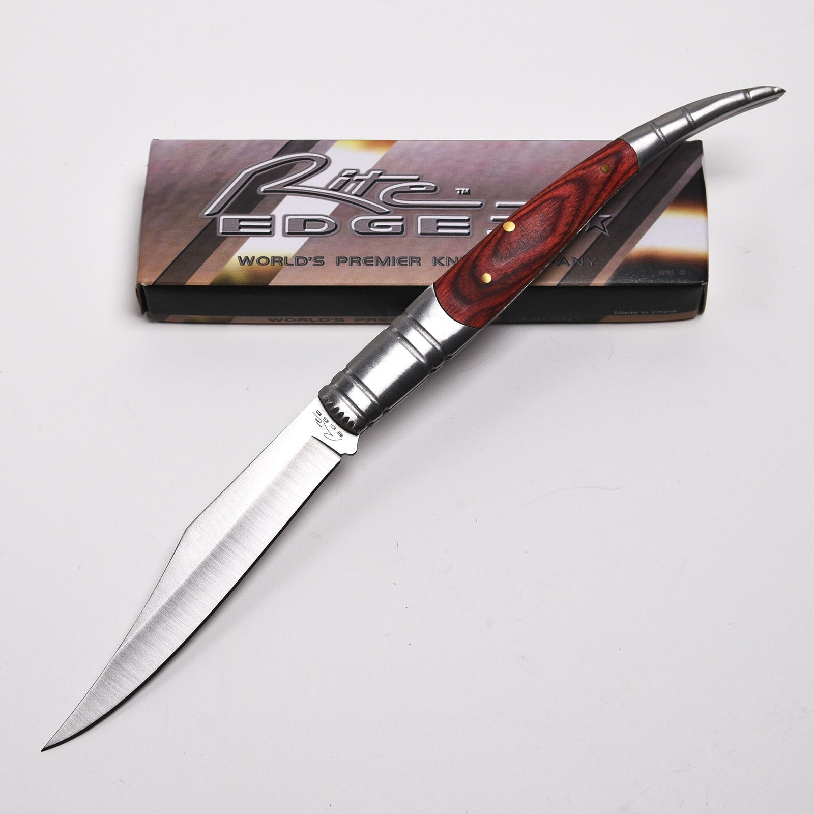 Spanish Toothpick 5″ Paring Fruit Knife Folding Pocket Wood Handle NEW
