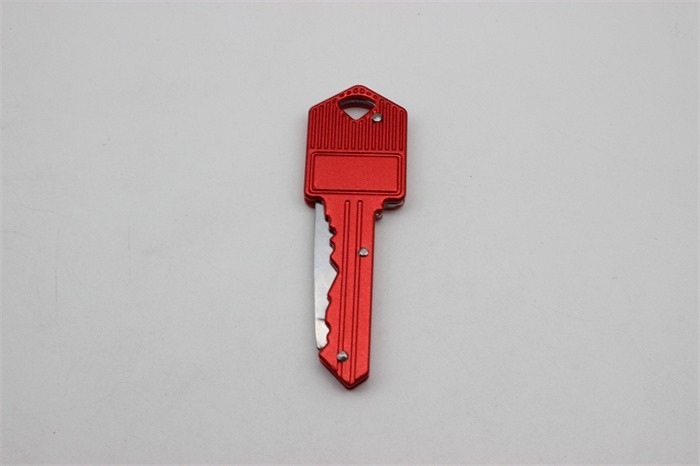Portable Pocket Knife Key Shape Mini Key Chain Survival