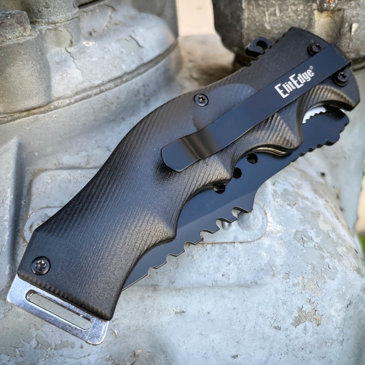8.5” CSGO Tactical Spring Assisted Open Blade Folding Pocket Knife Hunting Knife