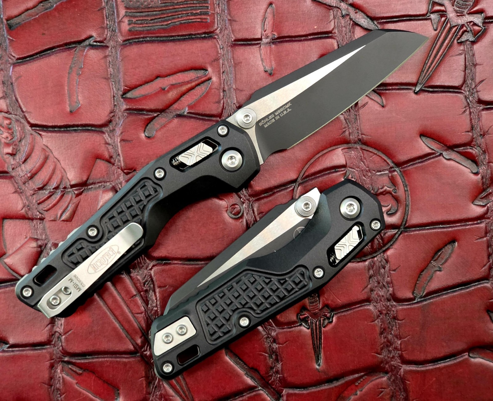 Microtech MSI RAM LOK Mini Manual Black Frag Aluminum Black M390MK 210M-1FR