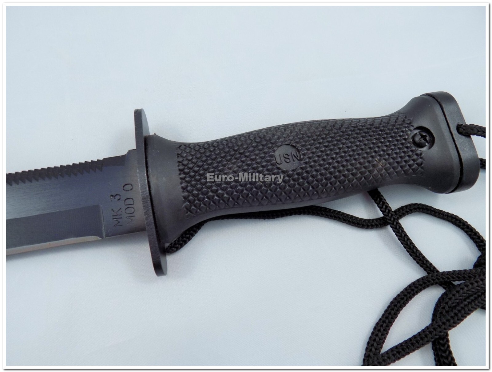 WW2 US Army / Korean War Legendary EM3 MOD 0 USN Knife w/ Sheath – Reproduction