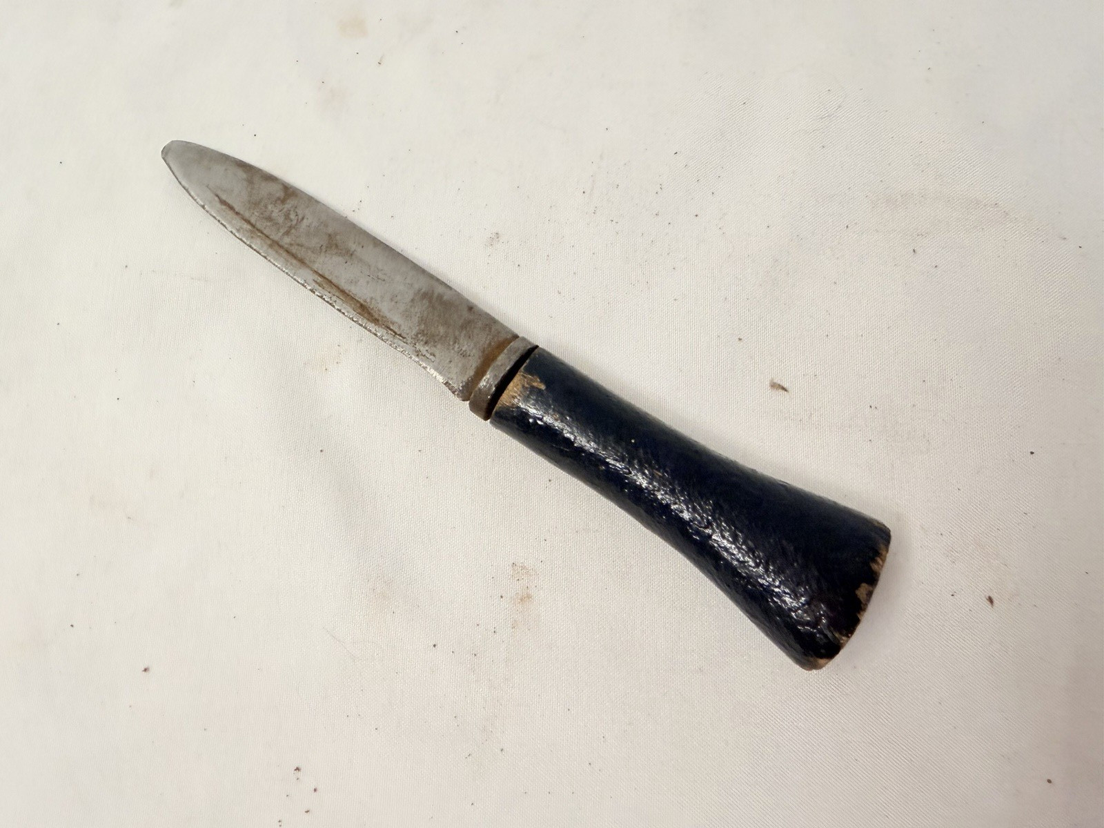 Old Vtg India Indian Army Kukri Gurkha Fighting Knife Blade Set Of 3 W/Scabbard
