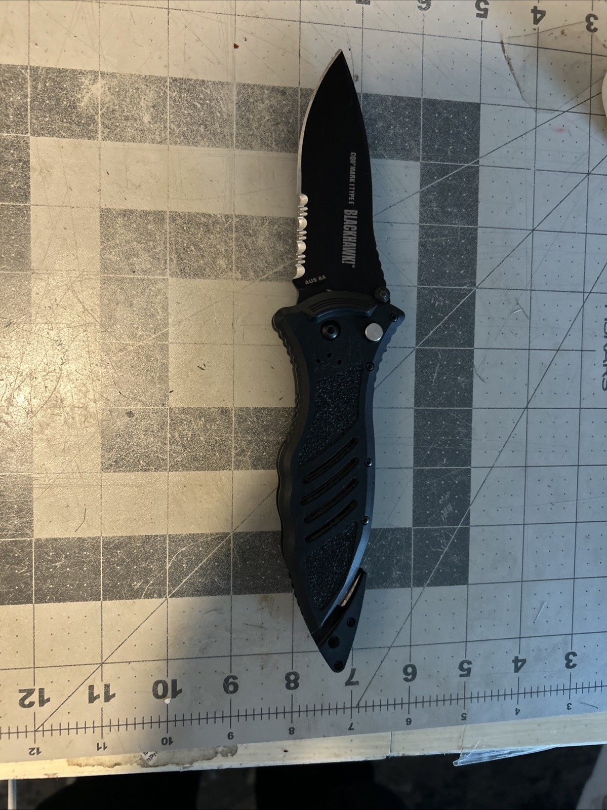 BLACKHAWK CQD Mark 1 Type E Manual First Responder Folding Knife