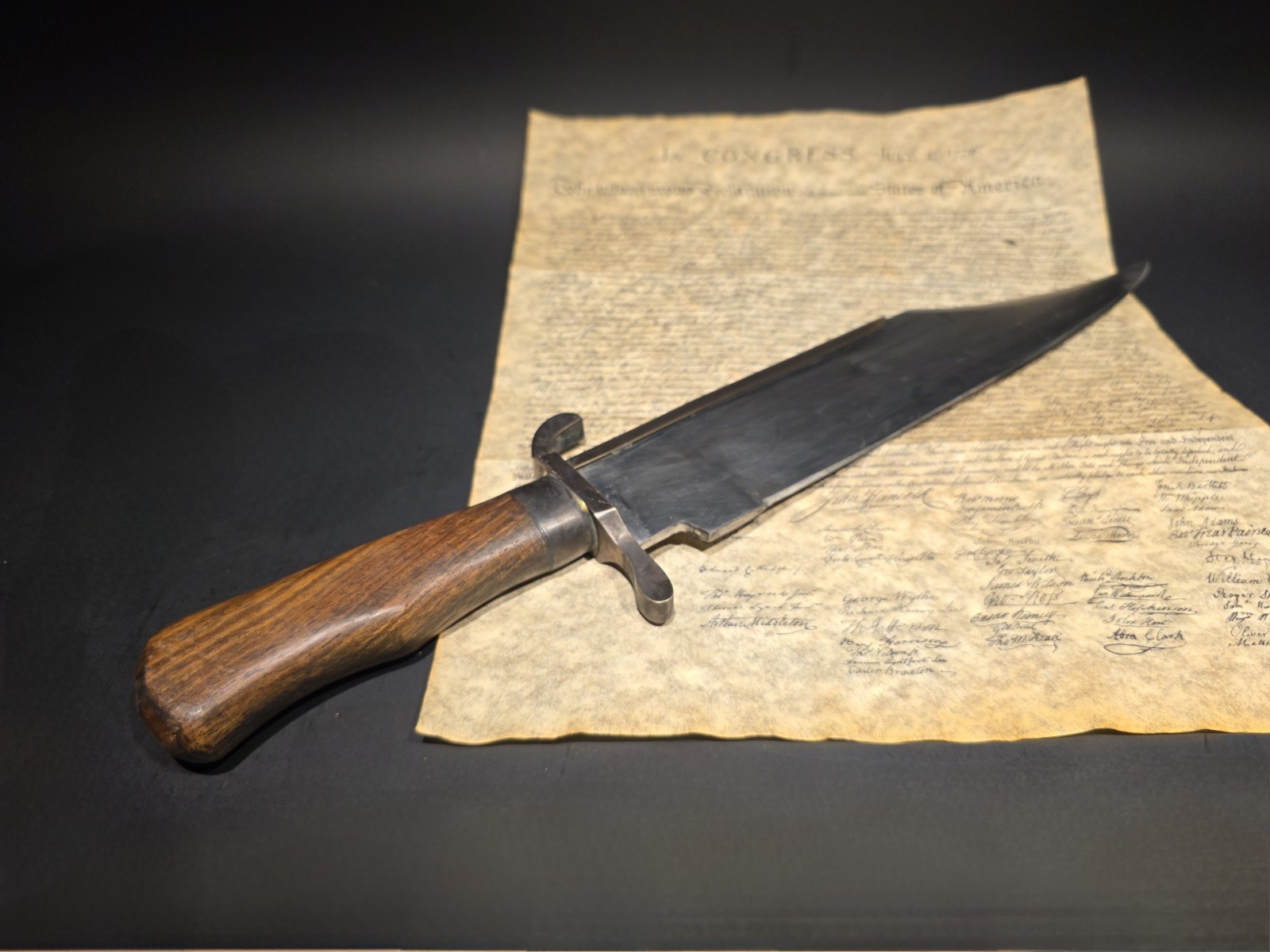 19″ Antique Style Civil War Confederate Bowie Knife
