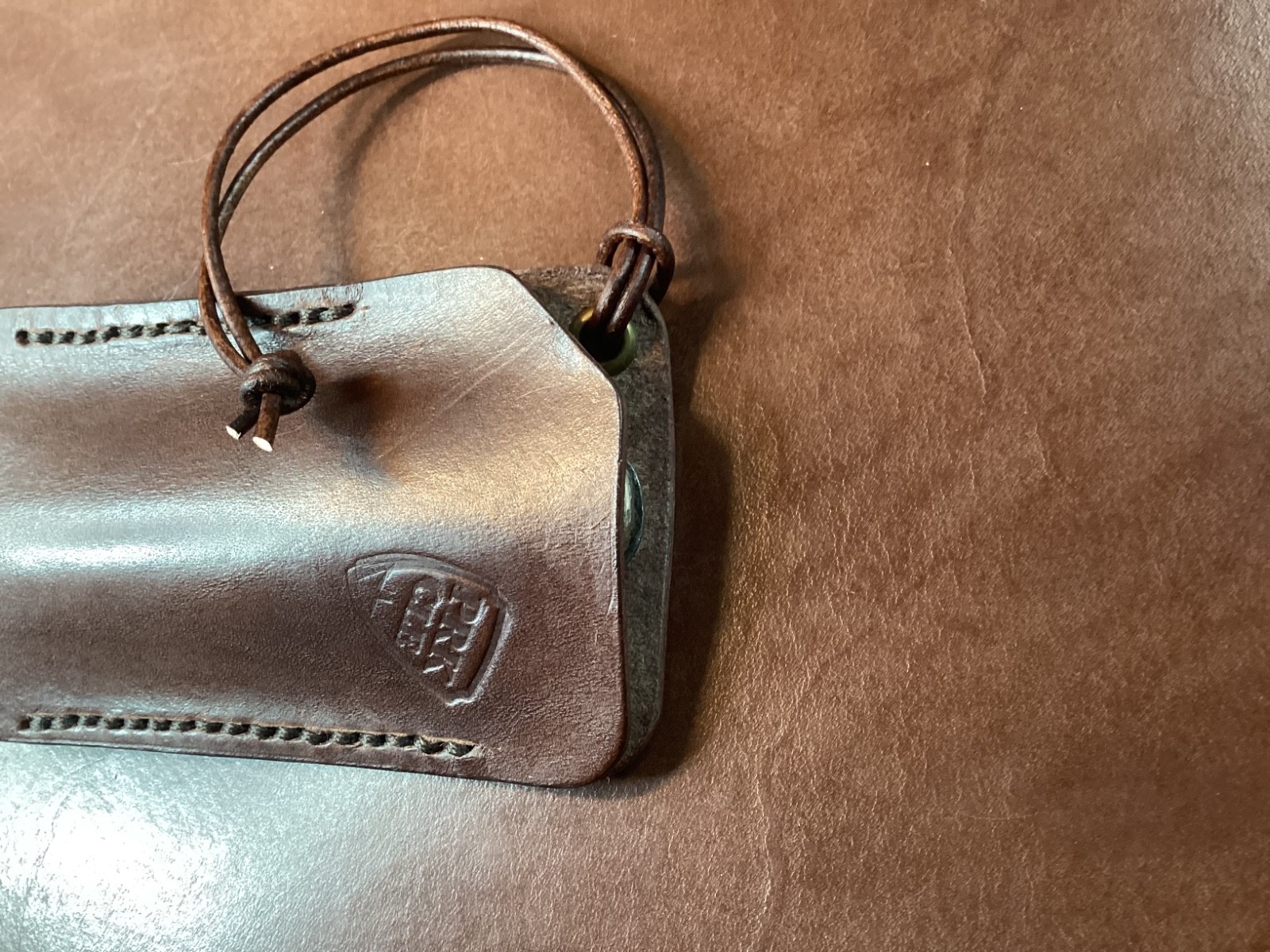 PRK Hand-Stitched Leather Knife Slip – EDC Pocket Protector – 3 Sizes Available
